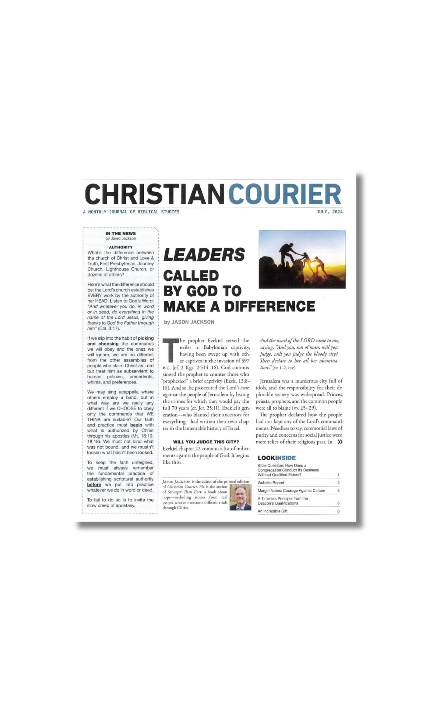 Christian Courier - $100 Donation - FREE Domestic Shipping on Your Entire Order!