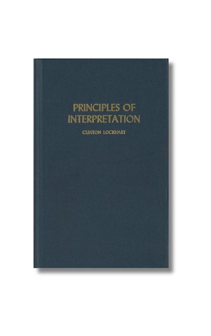 Principles of Interpretation