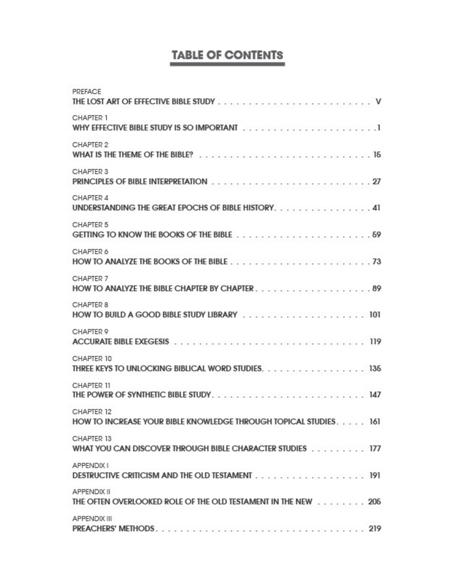 A Study Guide to Greater Bible Knowledge