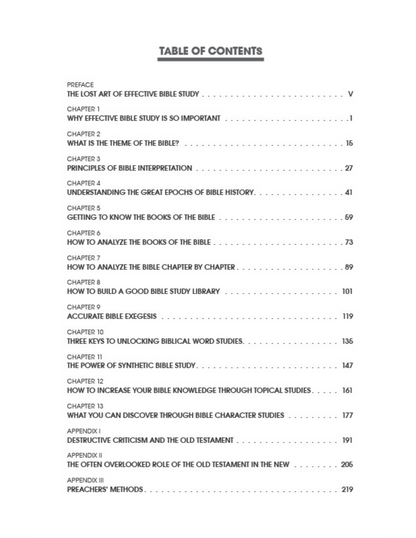 A Study Guide to Greater Bible Knowledge