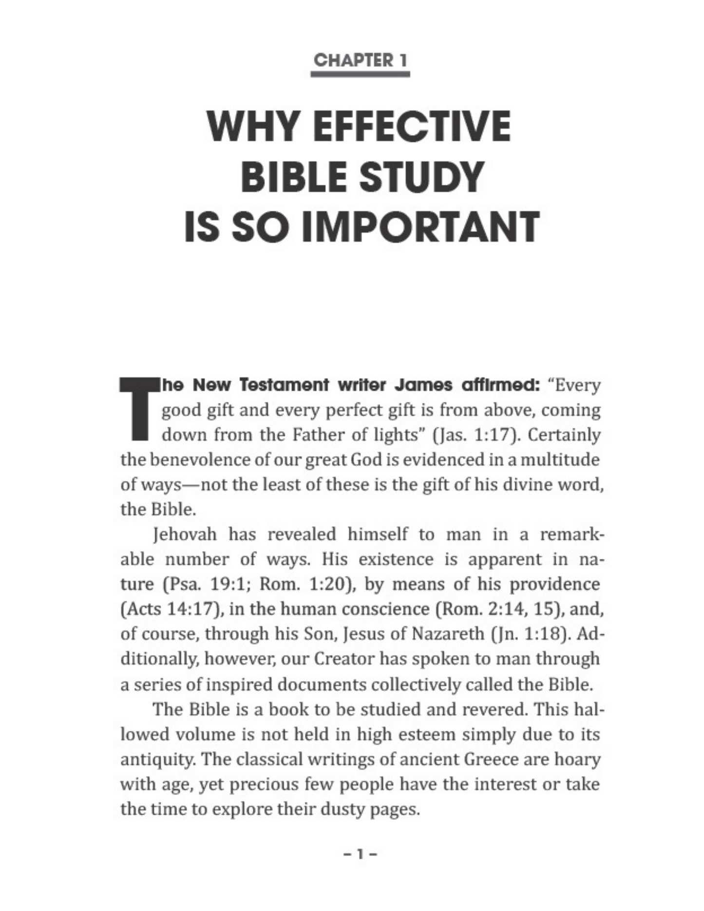 A Study Guide to Greater Bible Knowledge