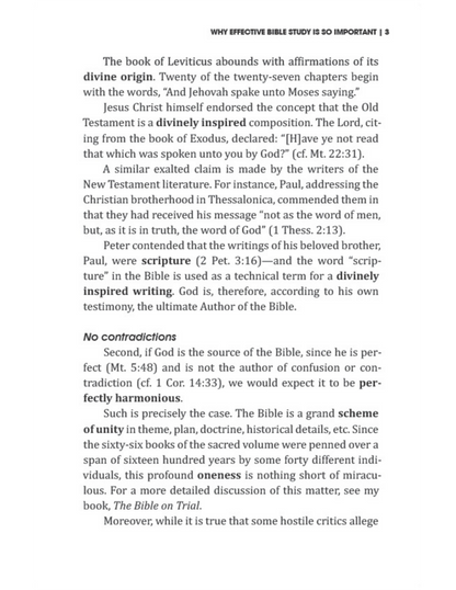 A Study Guide to Greater Bible Knowledge