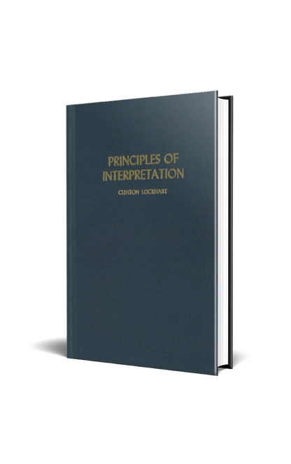 Principles of Interpretation