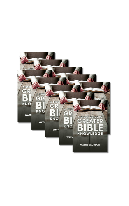 SAVE 30% - A Study Guide to Greater Bible Knowledge - 10 Count