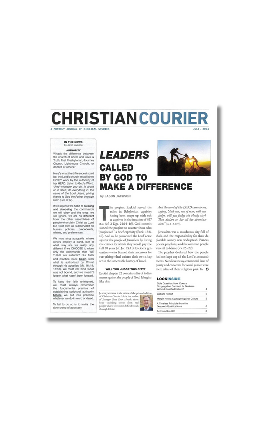 Christian Courier - $25 Donation - FREE Shipping on Your Entire Order!