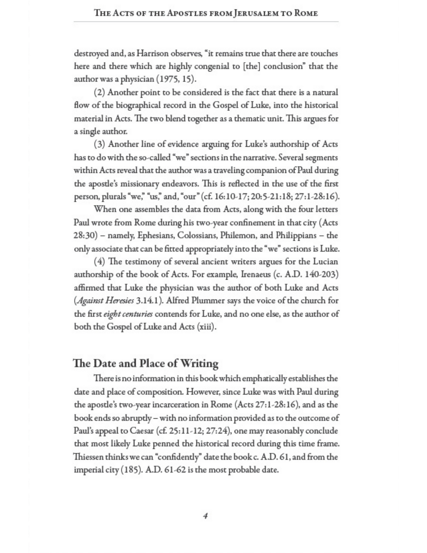 The Acts of the Apostles - From Jerusalem to Rome