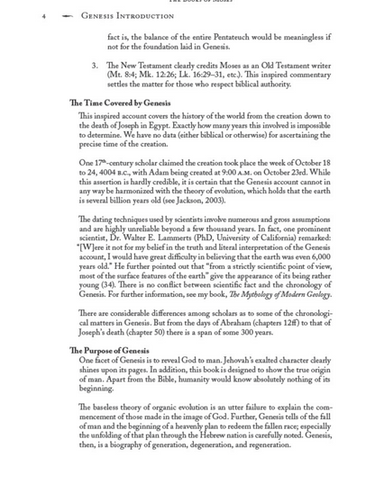 The Books of Moses - An Old Testament Commentary - Volume I