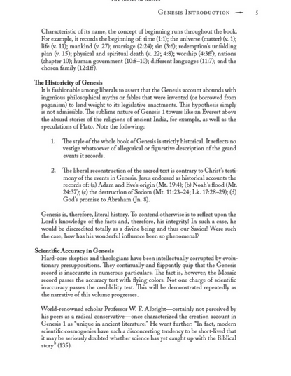 The Books of Moses - An Old Testament Commentary - Volume I